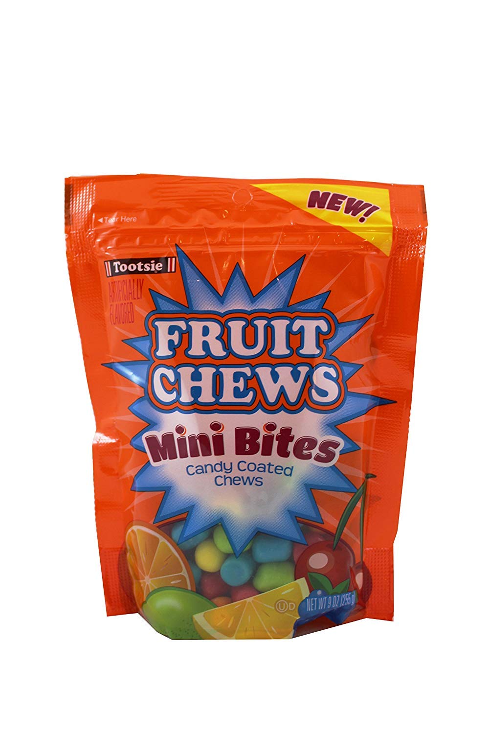 Product image of Tootsie Roll Pops Fruit Chews Mini Bites Candy Coated 9 oz 9 oz